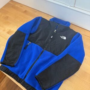 The North Face Kids Black and Blue fleece Jacket